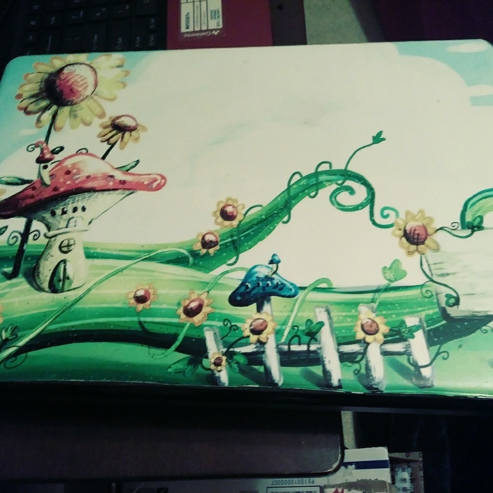 Funky cute compaq laptop